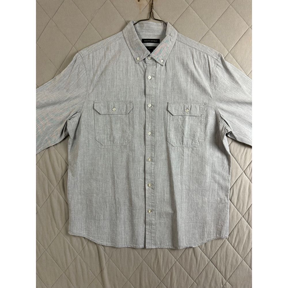 Banana Republic Button Up‎ Men's Large Long Sleeve NWT